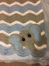 Elephant Ripple Baby Afghan