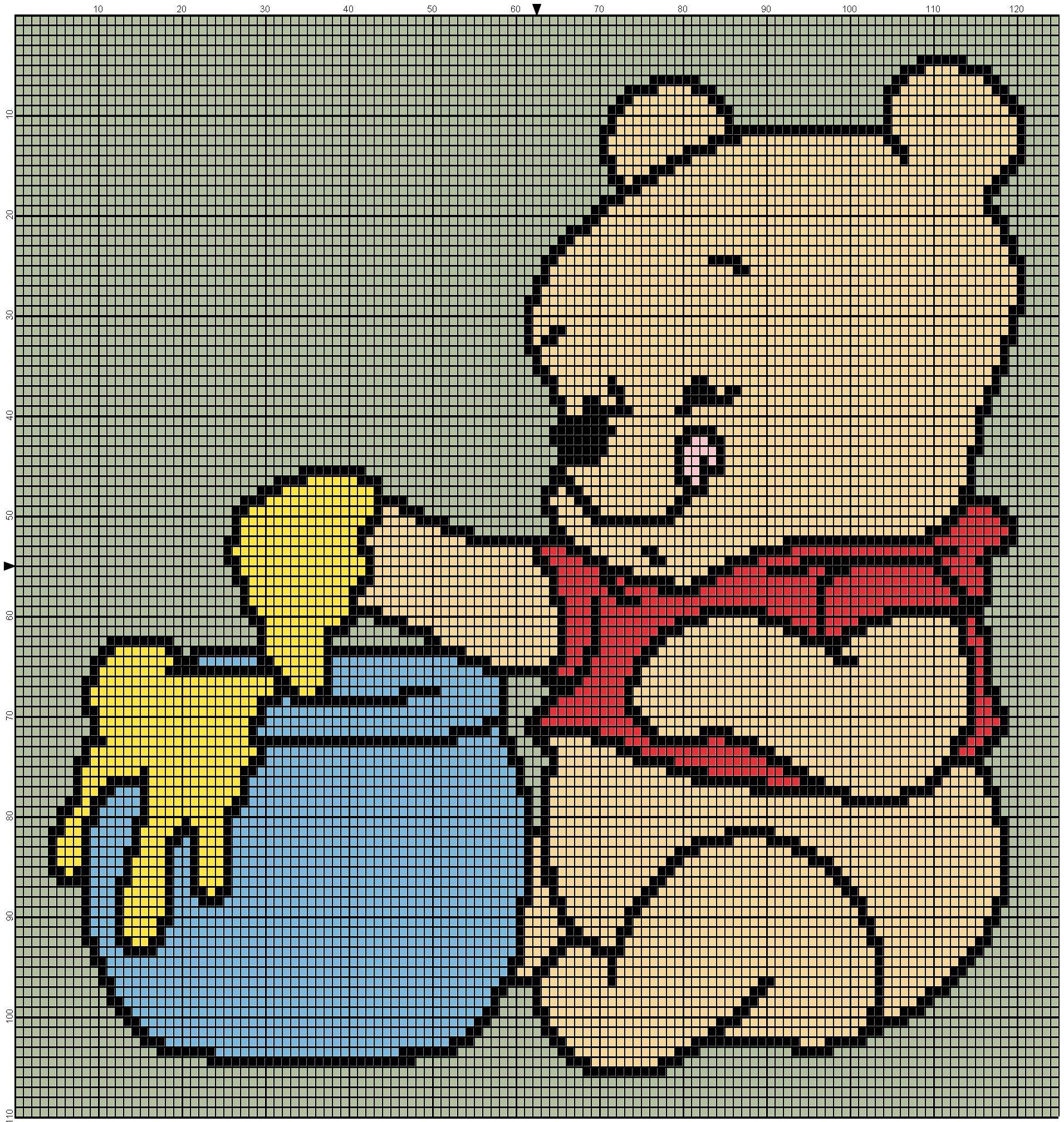 graph design for baby sweater