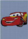 Cars Lightning McQueen 180 x 200