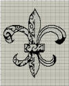 Fleur De Lis Detailed 150 x 150