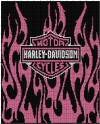 Harley Davidson - Pink Flames 150 x 150