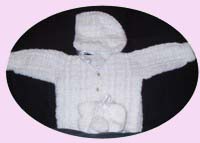 Post Stitch Baby Sweater Set